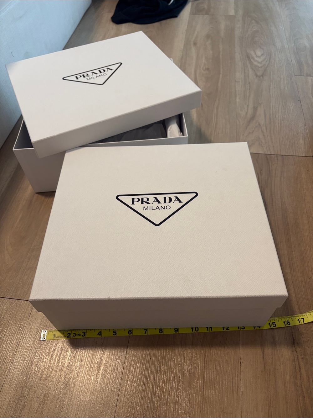 2 large Prada Milano empty Boxes